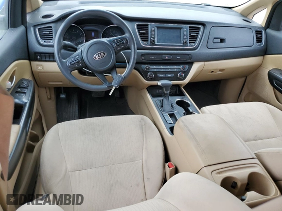 2020 Kia Sedona LX with VIN KNDMB5C1XL6618134, listed as a Copart auction lot 55924724 with 95,414 mi miles and Clean Title. Bid and sale history available at DreamBid. Image 8.