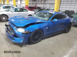 2021 Ford Mustang GT with VIN 1FA6P8CF1M5125835, listed as a Copart auction lot 41421665 with 41,009 mi miles and Salvage title. Bid and sale history available at DreamBid. Image 1.