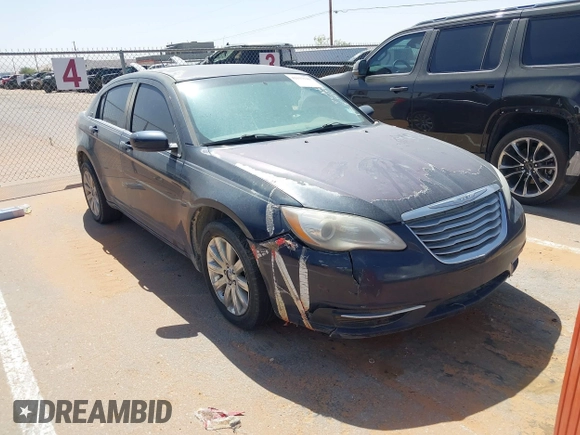 2014 Chrysler 200 Touring with VIN 1C3CCBBB5EN192660, listed as a IAAI auction lot 42137549 with 152,047 mi miles. Bid and sale history available at carsss.com. Image 1.