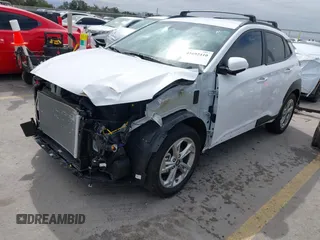 2022 Hyundai Kona SEL with VIN KM8K62AB8NU758652, listed as a IAAI auction lot 41692410 with 10,732 mi miles. Bid and sale history available at carsss.com. Image 2.