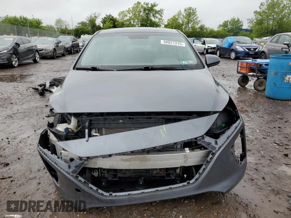 2018 Hyundai Ioniq SEL z VIN KMHC75LCXJU098262, wystawiony jako Copart lot #58021315 z przebiegiem 56 396 mil mil oraz Szkoda całkowita • Salvage title. Historia ofert i sprzedaży dostępna na DreamBid. Obrazek 5.
