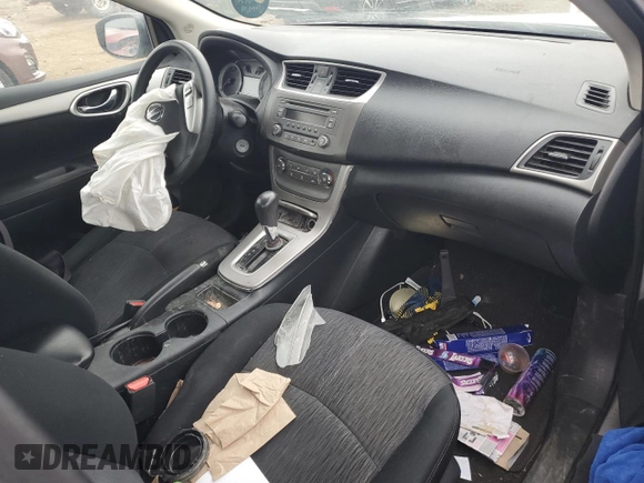 2014 Nissan Sentra S with VIN 3N1AB7AP8EL671772, listed as a Copart auction lot 51105295 with Not Provided miles and Salvage Title. Bid and sale history available at DreamBid. Image 8.