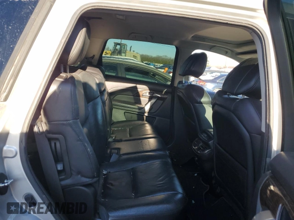 2010 Acura MDX with VIN 2HNYD2H20AH504225, listed as a Copart auction lot 84894084 with 0 mi miles and Salvage Title. Bid and sale history available at carsss.com. Image 11.