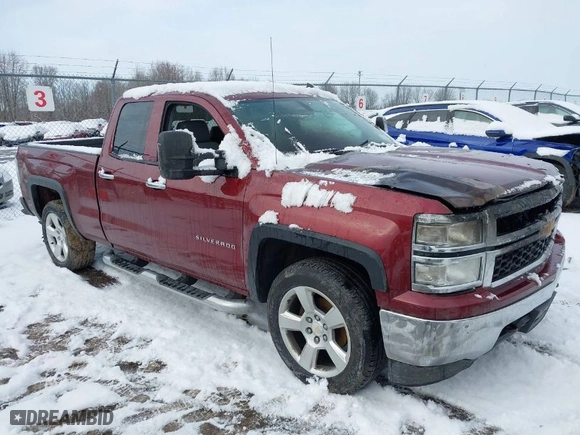 2015 Chevrolet Silverado 1500 Work Truck with VIN 1GCVKPECXFZ337405, listed as a IAAI auction lot 41989619 with 85,178 mi miles. Bid and sale history available at carsss.com. Image 1.