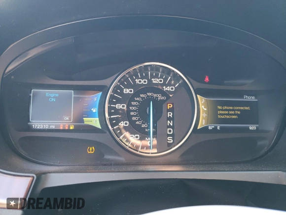 2013 Ford Edge Limited with VIN 2FMDK4KC2DBB91074, listed as a Copart auction lot 63145834 with 172,310 mi miles and Salvage Title. Bid and sale history available at carsss.com. Image 9.