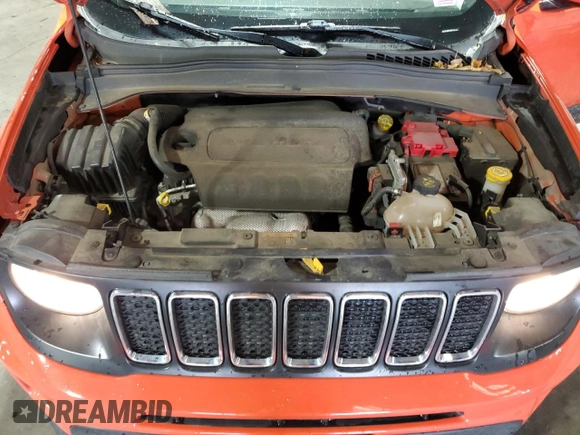 2019 Jeep Renegade Latitude z VIN ZACNJBBB4KPK02492, wystawiony jako Copart lot #55523965 z przebiegiem 60 083 mil mil oraz Szkoda całkowita • Salvage title. Historia ofert i sprzedaży dostępna na DreamBid. Obrazek 11.