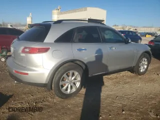 2006 Infiniti FX with VIN JNRAS08W86X202415, listed as a Copart auction lot 83465124 with 245,238 mi miles and Clean Title. Bid and sale history available at carsss.com. Image 3.