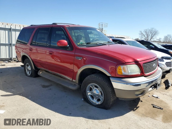 2002 Ford Expedition Eddie Bauer with VIN 1FMPU18L92LA82606, listed as a Copart auction lot 49961395 with 246,183 mi miles and Salvage title. Bid and sale history available at DreamBid. Image 4.
