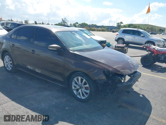 2011 Volkswagen Jetta SE with VIN 3VWDZ7AJ3BM396168, listed as a IAAI auction lot 41682745 with 127,052 mi miles and . Bid and sale history available at DreamBid. Image 1.