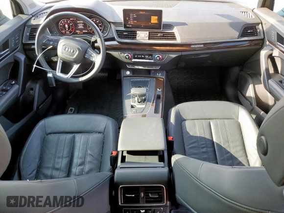 2019 Audi Q5 Premium Plus with VIN WA1BNAFY7K2052658, listed as a Copart auction lot 54954325 with 19,591 mi miles and Salvage title. Bid and sale history available at DreamBid. Image 8.