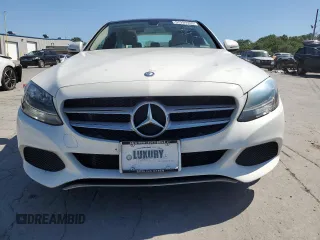 2017 Mercedes-Benz C 300 with VIN 55SWF4KB4HU213916, listed as a Copart auction lot 57999985 with 66,353 mi miles and Salvage title. Bid and sale history available at DreamBid. Image 5.