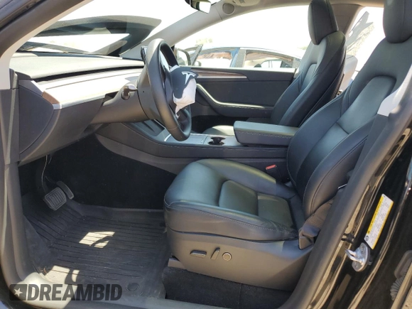 2024 Tesla Model Y Long Range with VIN 7SAYGAEE9RF125458, listed as a Copart auction lot 59567365 with 28,966 mi miles and Salvage title. Bid and sale history available at DreamBid. Image 7.