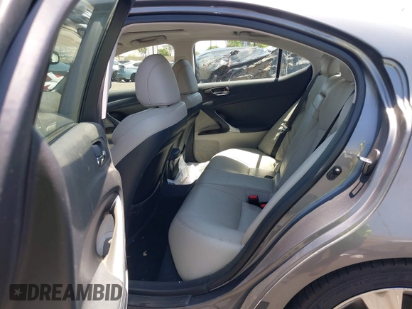 2012 Lexus IS 250 with VIN JTHBF5C25C2101995, listed as a IAAI auction lot 42315773 with 134,453 mi miles and . Bid and sale history available at DreamBid. Image 8.