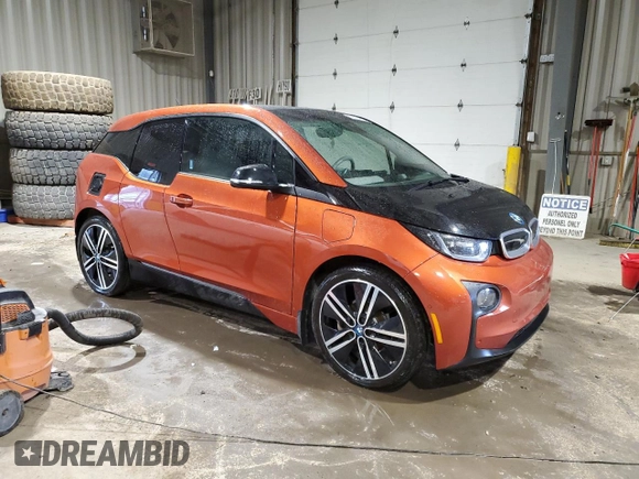 2015 BMW i3 с VIN WBY1Z4C54FV502402, выставлен на аукционе Copart как лот 43803475 с пробегом 50 802 миль миль и Списание • Salvage title. История ставок и продаж доступна на DreamBid. Изображение 4.