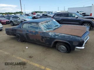 1966 Chevrolet Caprice z VIN 166476N106864, wystawiony jako Copart lot #63774254 z przebiegiem 78 641 mil mil oraz Czysty tytuł • Clean title. Historia ofert i sprzedaży dostępna na DreamBid. Obrazek 4.