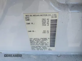 2021 Nissan Altima SV with VIN 1N4BL4DV8MN310134, listed as a IAAI auction lot 42418448 with 96,140 mi miles and . Bid and sale history available at DreamBid. Image 9.