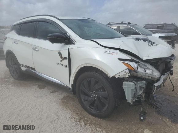 2017 Nissan Murano Platinum with VIN 5N1AZ2MH3HN148689, listed as a Copart auction lot 47865755 with 195,046 mi miles and Salvage Title. Bid and sale history available at carsss.com. Image 4.