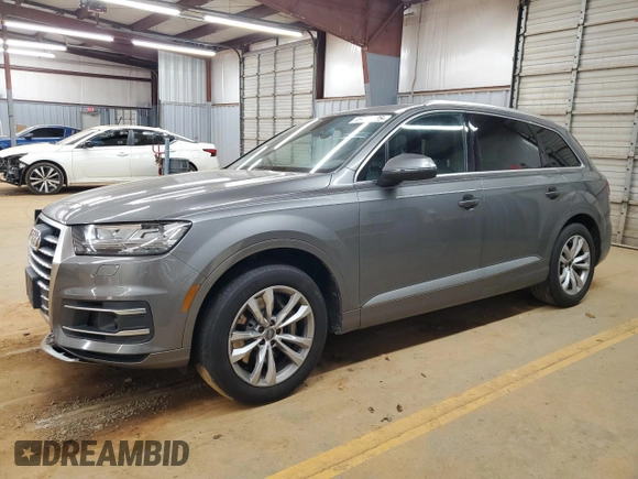 2017 Audi Q7 Premium Plus with VIN WA1LAAF77HD023620, listed as a Copart auction lot 46779325 with 124,722 mi miles and Salvage Title. Bid and sale history available at DreamBid. Image 1.