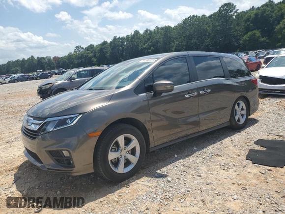 2019 Honda Odyssey EX z VIN 5FNRL6H56KB027113, wystawiony jako Copart lot #64386375 z przebiegiem 101 346 mil mil oraz Nie do naprawy • Non repairable. Historia ofert i sprzedaży dostępna na DreamBid. Obrazek 1.