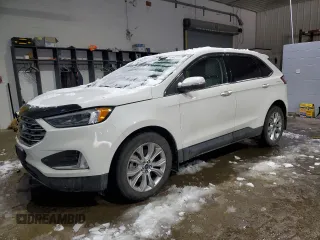 2022 Ford Edge Titanium with VIN 2FMPK4K93NBA63381, listed as a Copart auction lot 45031605 with 24,075 mi miles and Salvage Title. Bid and sale history available at carsss.com. Image 1.
