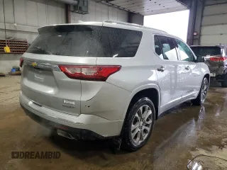 2019 Chevrolet Traverse Premier z VIN 1GNEVKKW2KJ285454, wystawiony jako Copart lot #52759525 z przebiegiem 112 222 mil mil oraz Szkoda całkowita • Salvage title. Historia ofert i sprzedaży dostępna na DreamBid. Obrazek 3.