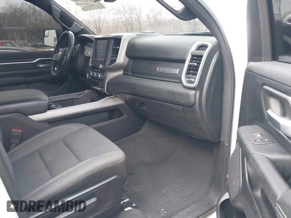 2021 Ram 1500 Big Horn with VIN 1C6RRFBG1MN720594, listed as a IAAI auction lot 41683893 with 75,743 mi miles. Bid and sale history available at carsss.com. Image 5.