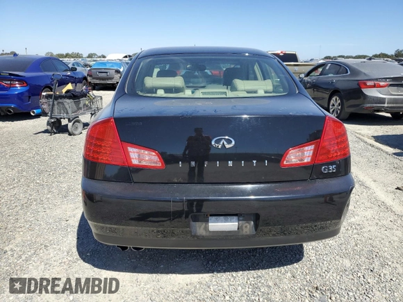 2004 Infiniti G35 w/Leather with VIN JNKCV51E04M618440, listed as a Copart auction lot 70218164 with 102,039 mi miles and Salvage Title. Bid and sale history available at DreamBid. Image 6.