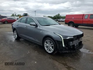 2021 Cadillac CT4 Luxury z VIN 1G6DK5RK0M0148168, wystawiony jako Copart lot #55623515 z przebiegiem 35 608 mil mil oraz Szkody całkowita. Historia ofert i sprzedaży dostępna na DreamBid. Obrazek 4.