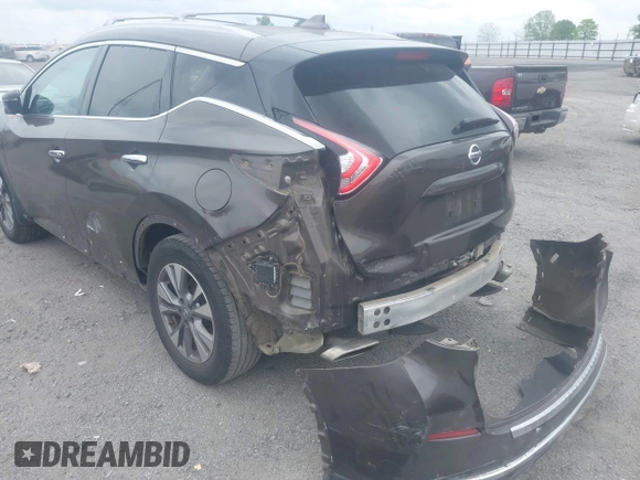 2017 Nissan Murano SL z VIN 5N1AZ2MG5HN104247, wystawiony jako IAAI lot #42102129 z przebiegiem 158 944 mil mil oraz . Historia ofert i sprzedaży dostępna na DreamBid. Obrazek 6.