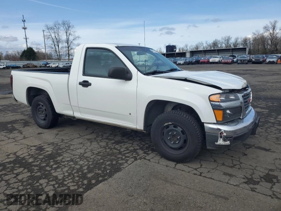 2006 GMC Canyon Work Truck with VIN 1GTCS146368275755, listed as a Copart auction lot 48718695 with 56,292 mi miles and Salvage Title. Bid and sale history available at carsss.com. Image 4.