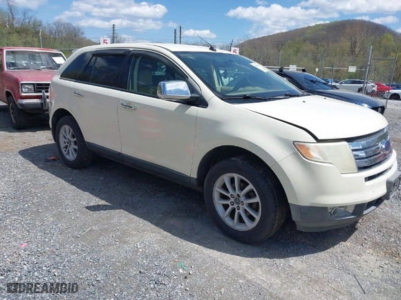 2007 Ford Edge SEL with VIN 2FMDK38C77BA41371, listed as a IAAI auction lot 42027117 with 1 mi miles. Bid and sale history available at carsss.com. Image 1.