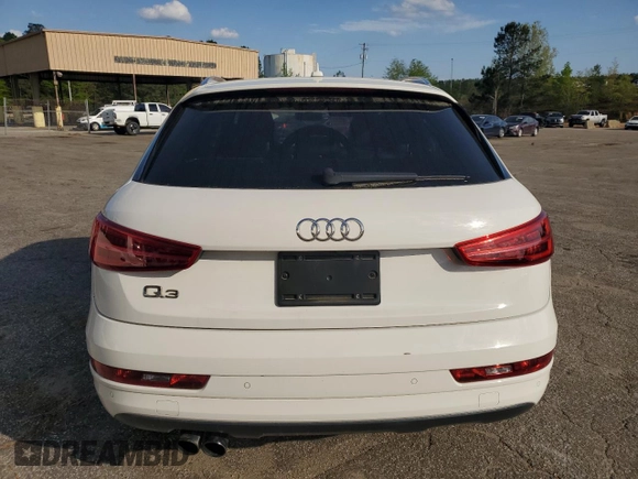 2017 Audi Q3 Premium Plus with VIN WA1HCCFS1HR013829, listed as a Copart auction lot 52827765 with 138,354 mi miles and Clean title. Bid and sale history available at DreamBid. Image 6.