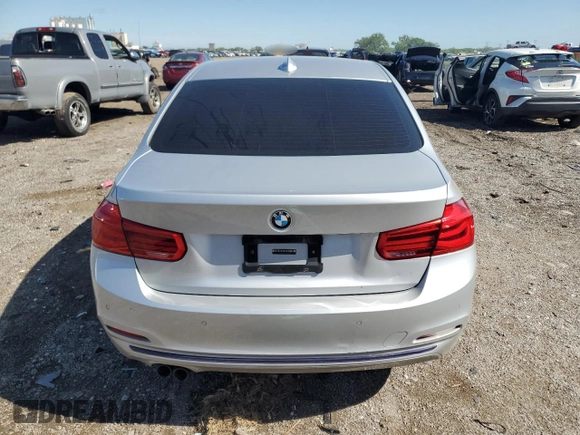 2016 BMW 3 Series 328i xDrive with VIN WBA8E3G53GNT80808, listed as a Copart auction lot 57236545 with 83,108 mi miles and Salvage title. Bid and sale history available at DreamBid. Image 6.