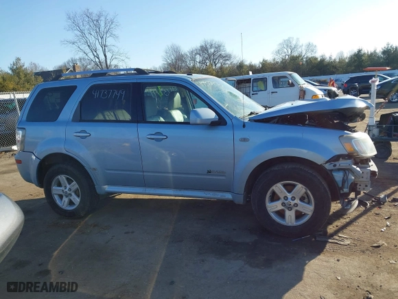 2009 Mercury Mariner Hybrid with VIN 4M2CU29359KJ04974, listed as a IAAI auction lot 41737749 with 150,783 mi miles. Bid and sale history available at carsss.com. Image 14.