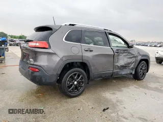 2018 Jeep Cherokee Latitude Plus with VIN 1C4PJLLB6JD518540, listed as a Copart auction lot 57513175 with 94,995 mi miles and Salvage title. Bid and sale history available at DreamBid. Image 3.