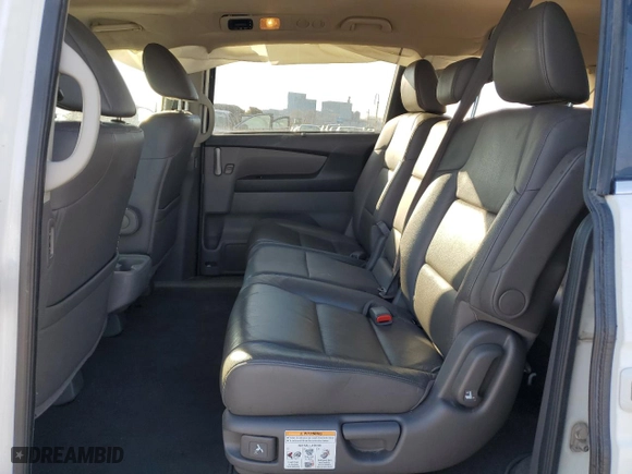 2011 Honda Odyssey EX-L with VIN 5FNRL5H69BB039923, listed as a Copart auction lot 50153435 with 182,055 mi miles and Salvage Title. Bid and sale history available at carsss.com. Image 12.