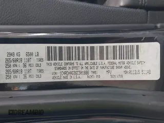 2016 Dodge Durango SXT with VIN 1C4RDHAG3GC301666, listed as a IAAI auction lot 42264091 with 100,769 mi miles and . Bid and sale history available at DreamBid. Image 9.