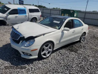 2009 Mercedes-Benz E 350 Luxury with VIN WDBUF56XX9B420690, listed as a Copart auction lot 52776355 with 187,756 mi miles and Salvage Title. Bid and sale history available at DreamBid. Image 1.