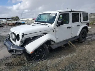 2023 Jeep Wrangler Sahara z VIN 1C4HJXEG5PW581632, wystawiony jako Copart lot #49170495 z przebiegiem 24 549 mil mil oraz Szkoda całkowita • Salvage title. Historia ofert i sprzedaży dostępna na DreamBid. Obrazek 1.