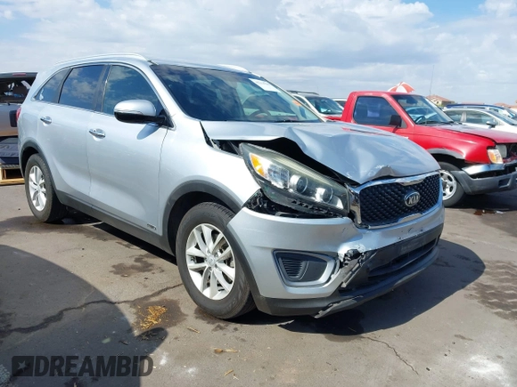 2017 Kia Sorento LX with VIN 5XYPGDA36HG280832, listed as a IAAI auction lot 42214948 with 120,318 mi miles and . Bid and sale history available at DreamBid. Image 1.