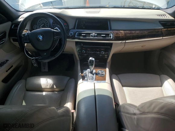 2013 BMW 7 Series 740Li with VIN WBAYE4C52DD136841, listed as a Copart auction lot 48608895 with 99,436 mi miles and Clean Title. Bid and sale history available at carsss.com. Image 8.