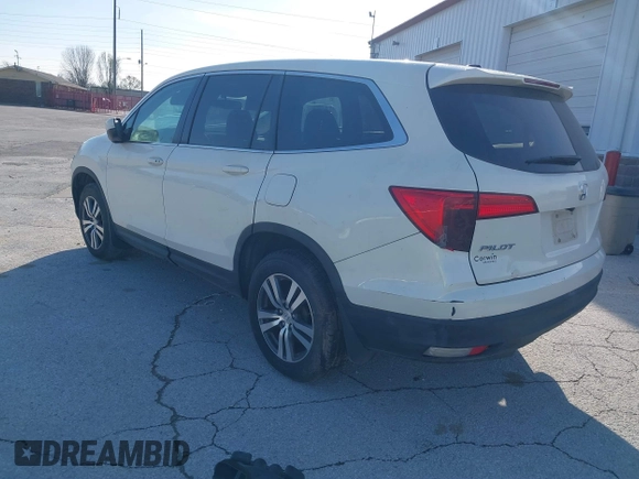 2016 Honda Pilot EX-L with VIN 5FNYF5H5XGB016152, listed as a IAAI auction lot 41820023 with 210,474 mi miles and . Bid and sale history available at DreamBid. Image 3.