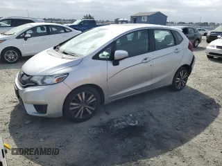 2015 Honda Fit EX-L with VIN 3HGGK5H86FM761557, listed as a Copart auction lot 54274955 with 241,183 mi miles and Salvage Title. Bid and sale history available at DreamBid. Image 1.