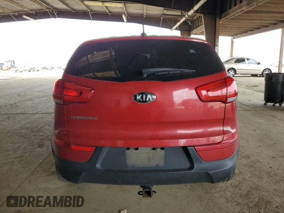 2015 Kia Sportage LX with VIN KNDPBCAC0F7674152, listed as a Copart auction lot 54567815 with 163,419 mi miles and Salvage Title. Bid and sale history available at carsss.com. Image 6.