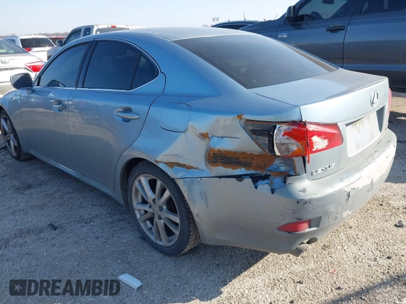 2006 Lexus IS 250 with VIN JTHBK262X65003151, listed as a IAAI auction lot 41563318 with 256,896 mi miles and . Bid and sale history available at DreamBid. Image 6.