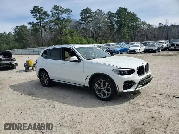 2021 BMW X3 sDrive30i z VIN 5UXTY3C03M9F63436, wystawiony jako Copart lot #45341545 z przebiegiem Nie podano mil oraz Szkoda całkowita • Salvage title. Historia ofert i sprzedaży dostępna na DreamBid. Obrazek 11.