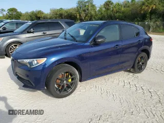 2020 Alfa Romeo Stelvio Sport z VIN ZASPAJAN8L7C91197, wystawiony jako Copart lot #74494494 z przebiegiem Nie podano mil oraz Nie do naprawy • Non repairable. Historia ofert i sprzedaży dostępna na DreamBid. Obrazek 1.