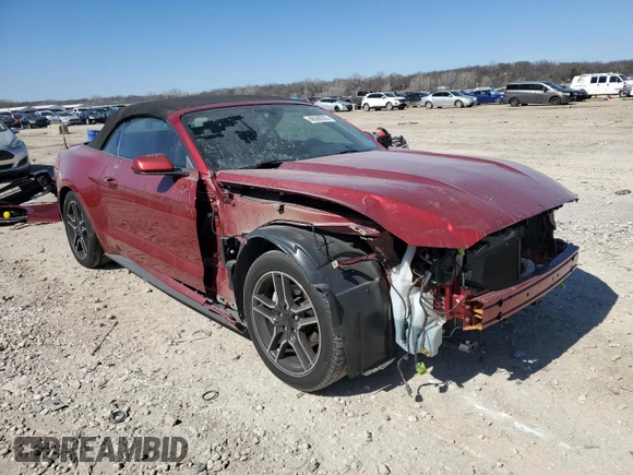 2017 Ford Mustang V6 with VIN 1FATP8EM3H5340203, listed as a Copart auction lot 48390555 with 98,930 mi miles and Salvage Title. Bid and sale history available at carsss.com. Image 4.