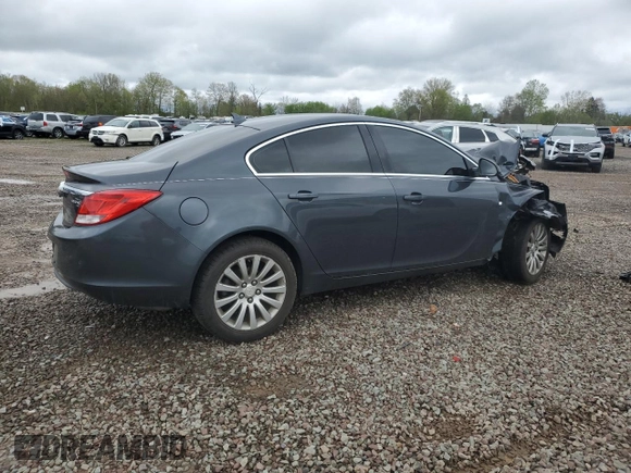 2011 Buick Regal CXL RL4 with VIN 2G4GS5EC6B9190352, listed as a Copart auction lot 55915305 with 83,378 mi miles and Salvage title. Bid and sale history available at DreamBid. Image 3.