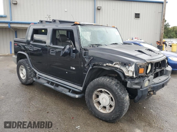 2006 Hummer H2 with VIN 5GRGN22U76H100682, listed as a Copart auction lot 78807814 with 238,798 mi miles and Salvage Title. Bid and sale history available at carsss.com. Image 4.